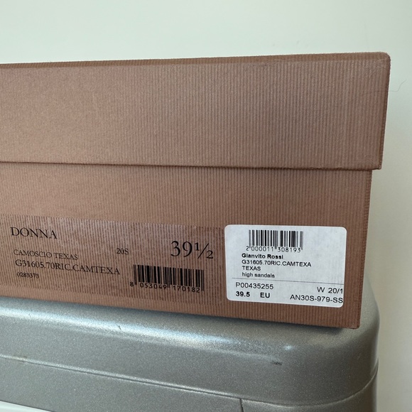 GIANVITO ROSSI SUEDE PLATFORM HEELS - Picture 5 of 6